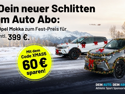 Dein Winter-Upgrade: Opel Mokka für 399 € im Auto Abo.