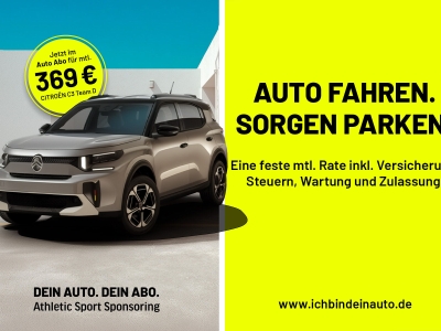 Auto fahren. Sorgen parken.
